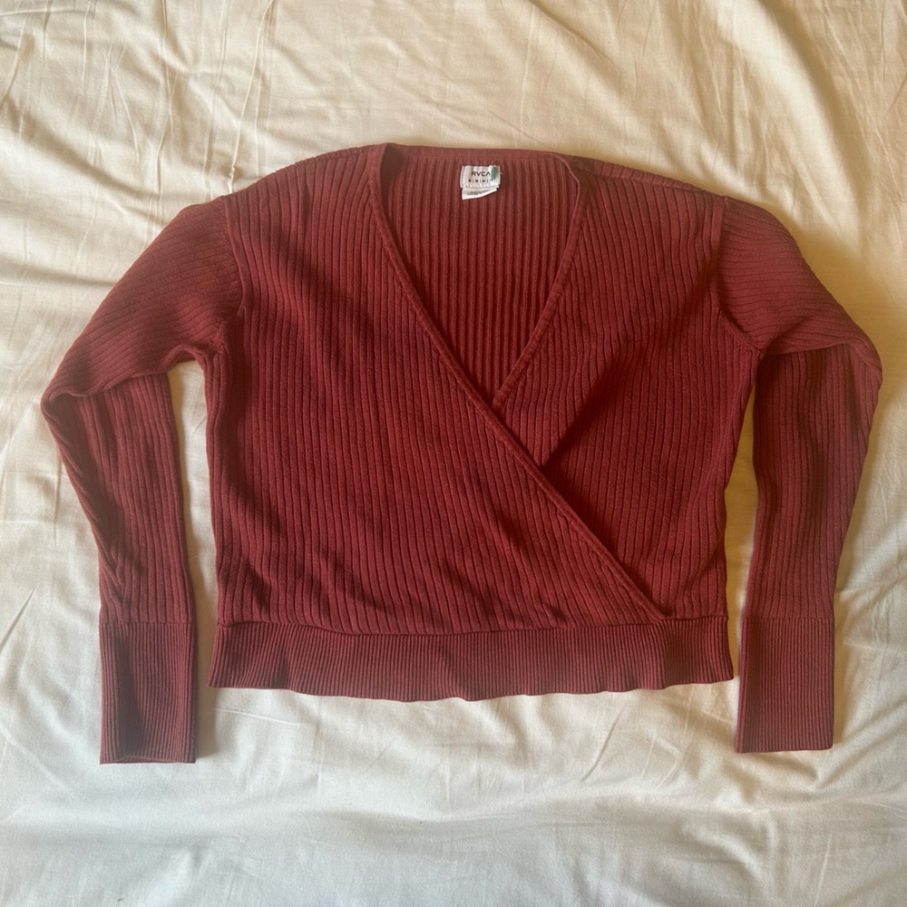 RVCA Ribbed Wrap Style Longsleeve - Picture 2 of 6